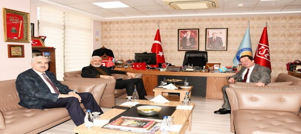 Ensarioğlu ve İler Rektör Eronat’ı Ziyaret Etti