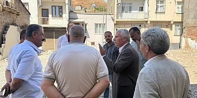 Çermik’e Yeni Taziye Evi Müjdesi: Başkan Karamehmetoğlu Alanda İncelemelerde Bulundu