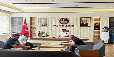 Çökeksu Mahallesi Muhtarı'ndan Belediye Ziyareti