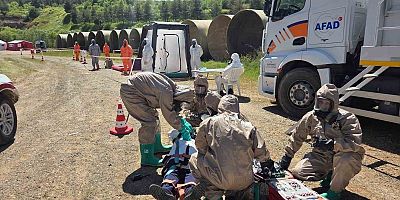 Diyarbakır’da kapsamlı afet sağlık tatbikatı