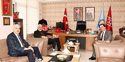 Ensarioğlu ve İler Rektör Eronat’ı Ziyaret Etti