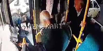 Otobüste baygınlık geçiren çocuk, kapı açılınca yola düştü